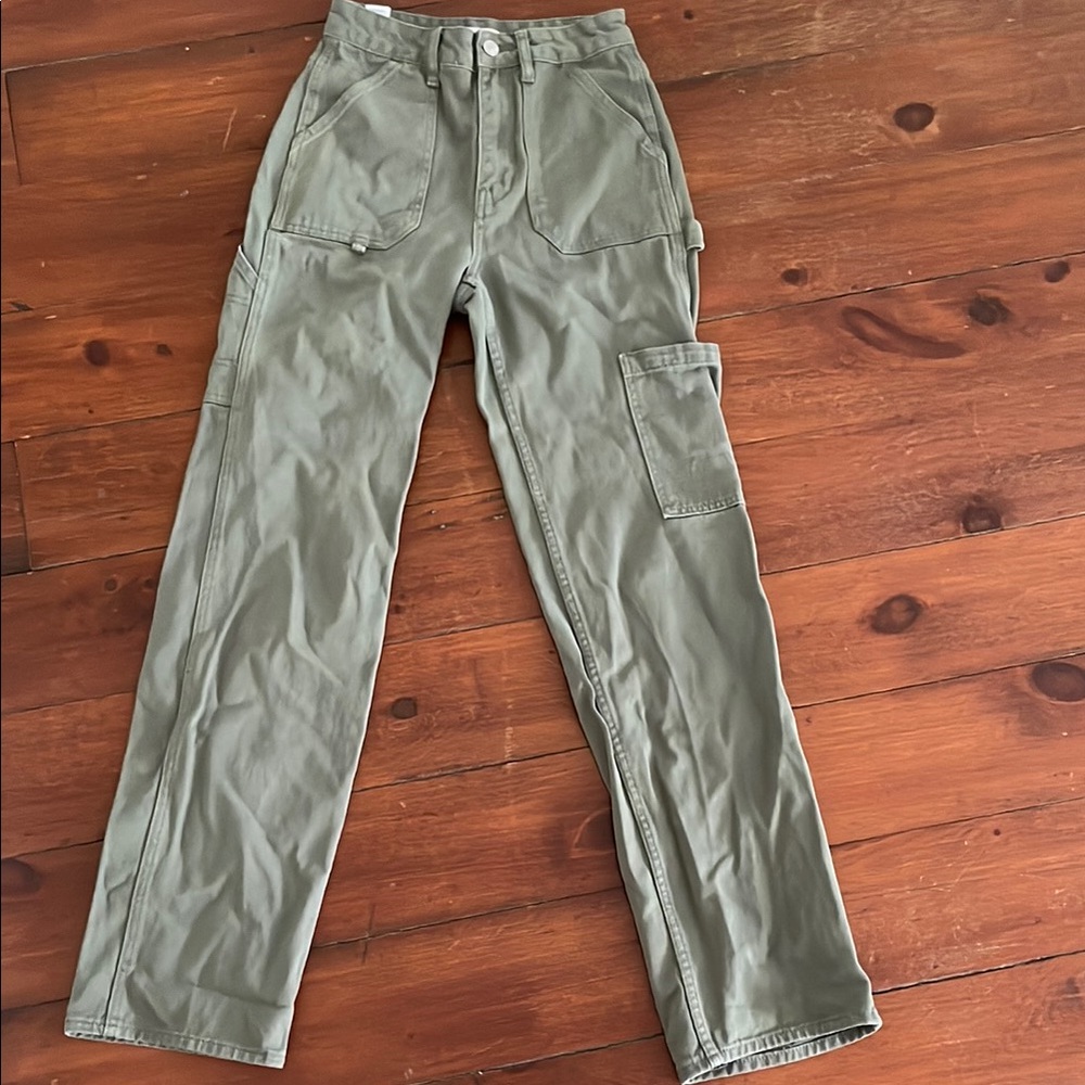 Women’s PacSun Green Cargo Pants Relaxed Fit